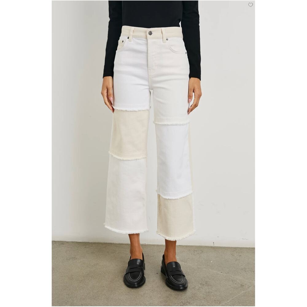 Rails Getty Crop White Jeans in Size 26.
